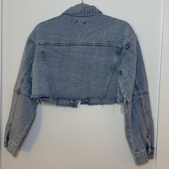 Superdown Cropped Denim Jacket - Picture 8 of 8